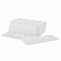 B115 Single Fold Napkin White/Brown